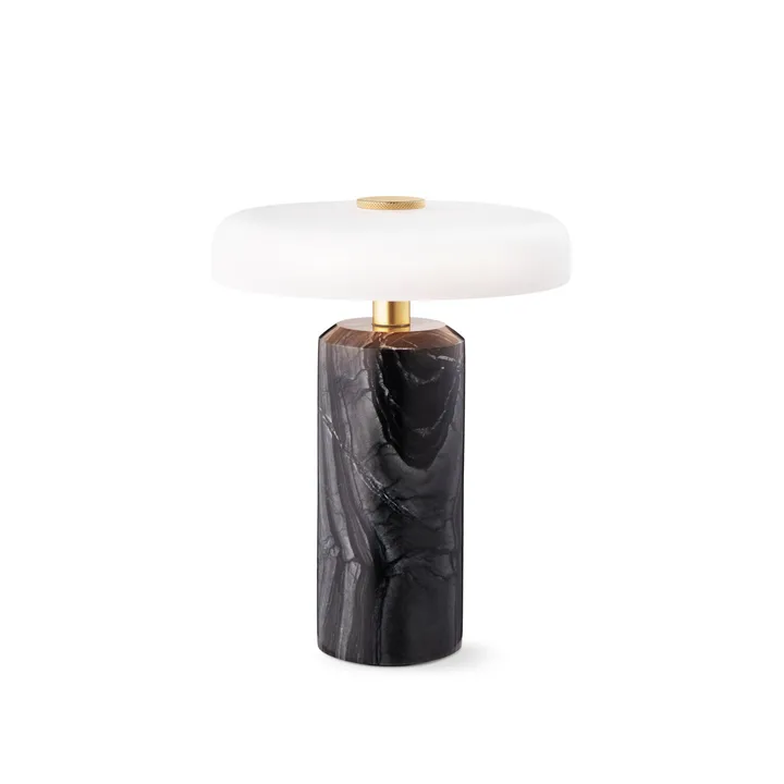 Trip bordlampe Ø17x21 cm marmor - Kul-mat opal - Design By Us
