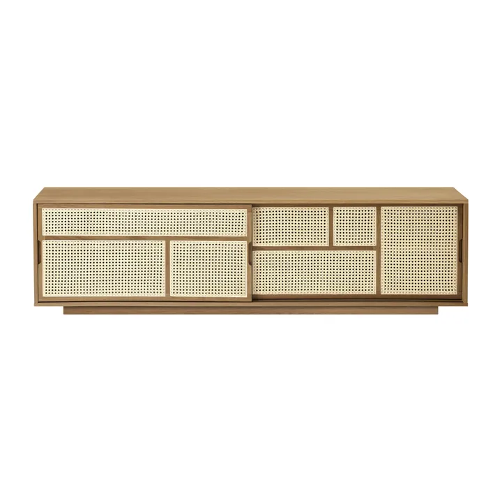 Air sideboard low - eg, rattan - Design House Stockholm