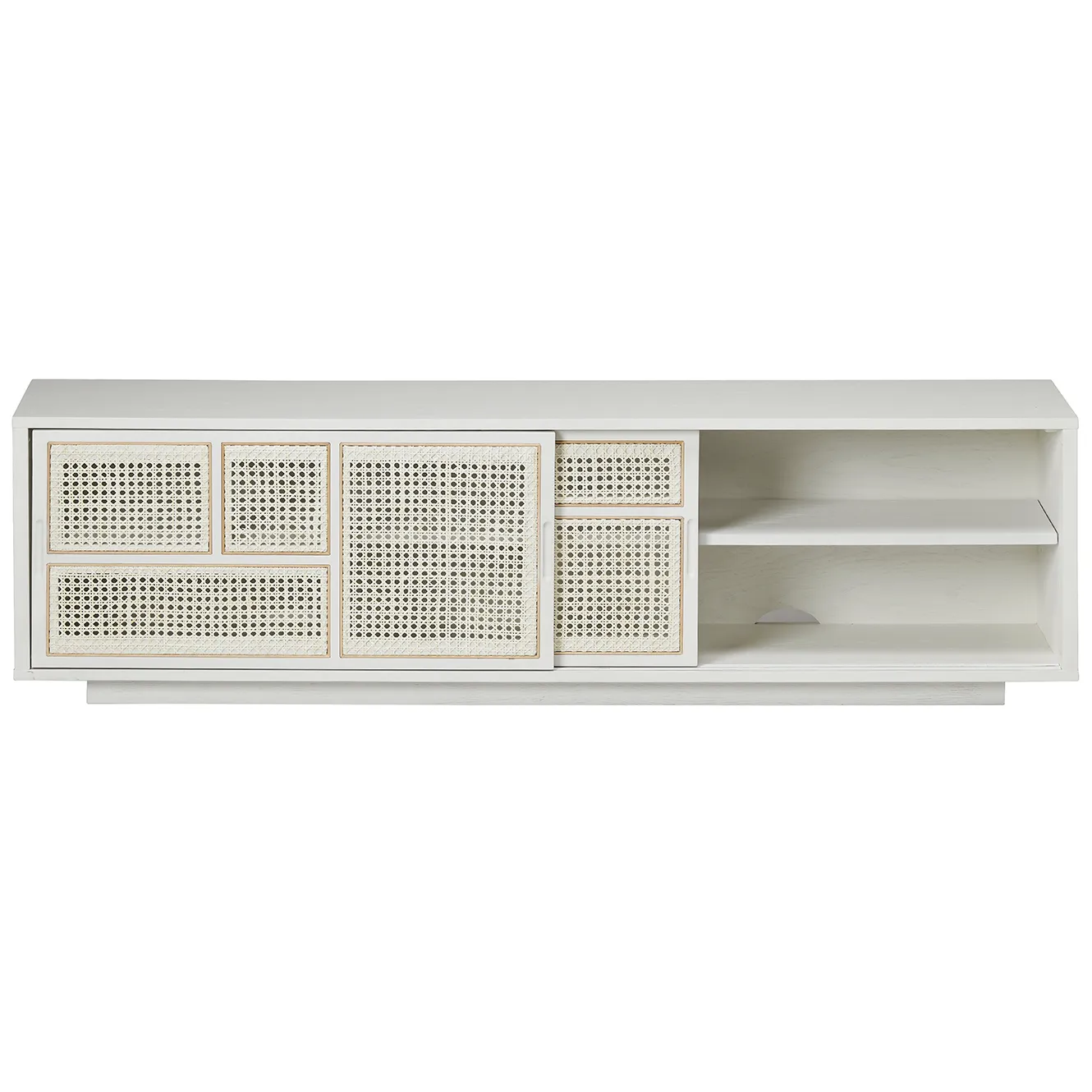 Air sideboard low, Hvid, rattan Design House Stockholm