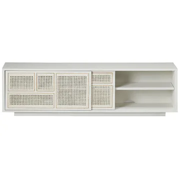 Air sideboard low - Hvid, rattan - Design House Stockholm