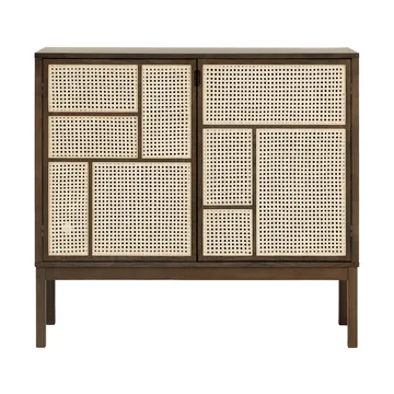 Air sideboard - Mørk eg, 120×110 cm, med ben - Design House Stockholm