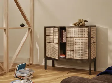 Air sideboard - Mørk eg, 120×110 cm, med ben - Design House Stockholm