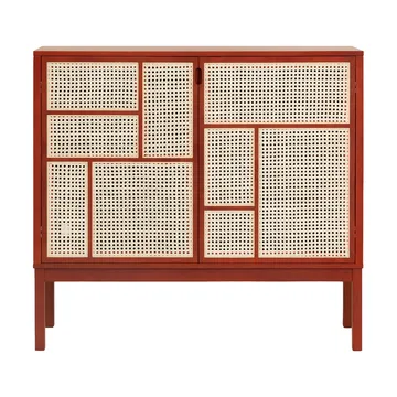 Air sideboard - Red, 120x110 cm, med ben - Design House Stockholm