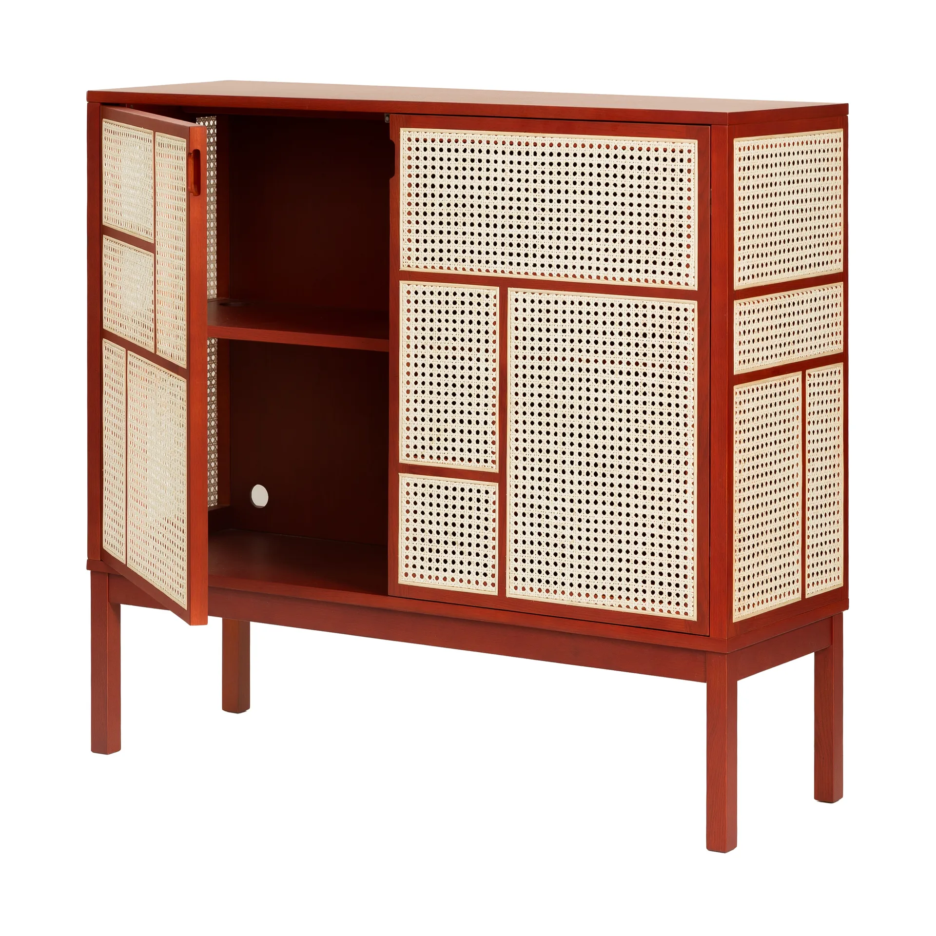 Air sideboard, Red, 120x110 cm, med ben Design House Stockholm