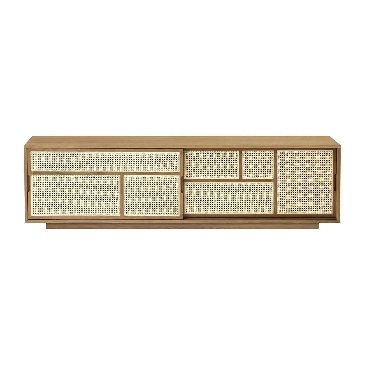 Design House Stockholm Air sidebord, lavt, rotting eg, rattan