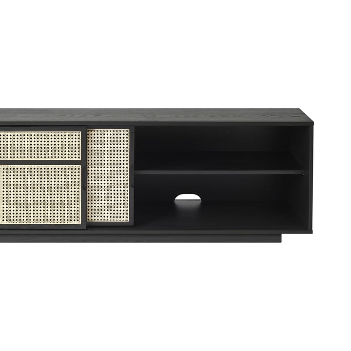 Air sidebord, lavt, rotting, sort, rattan Design House Stockholm