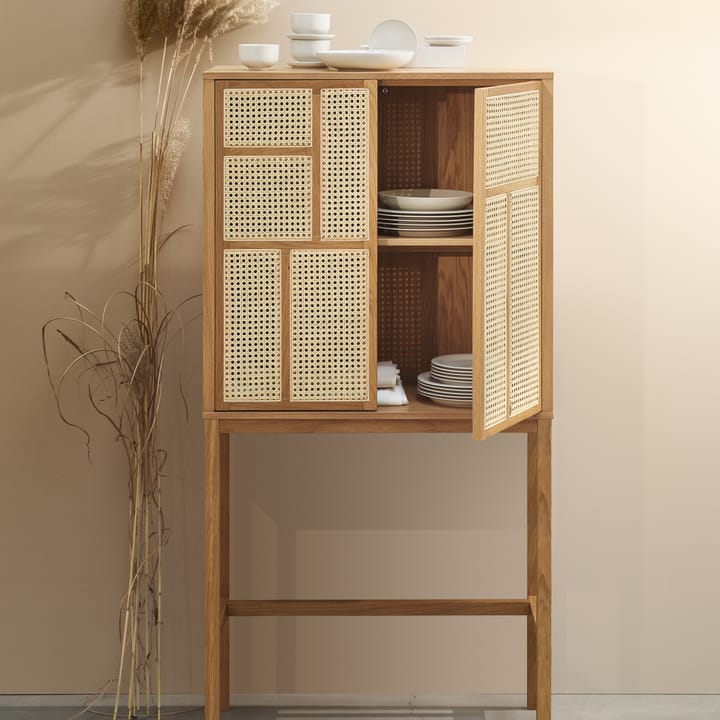 Air vitrineskab, eg, rattan Design House Stockholm