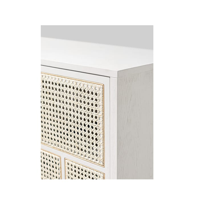 Air vitrineskab, Hvid, rattan Design House Stockholm