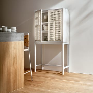 Air vitrineskab - Hvid, rattan - Design House Stockholm