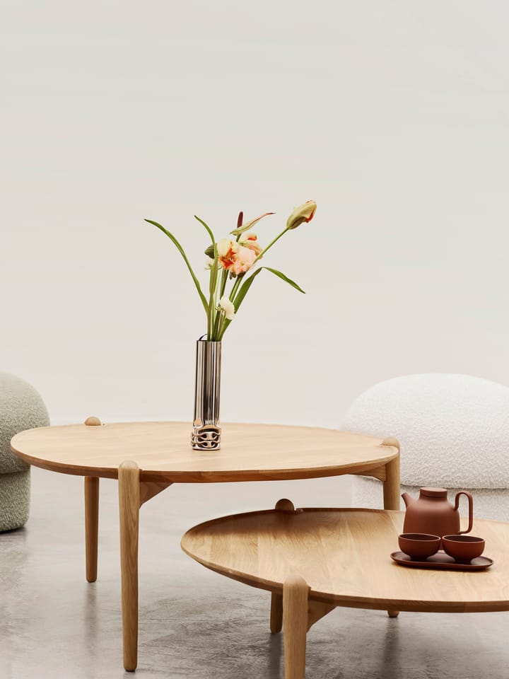 Aria sofabord Ø90 cm, Eg 30 cm. Design House Stockholm