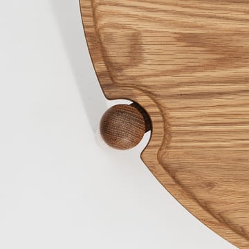 Aria sofabord Ø90 cm - Eg 30 cm. - Design House Stockholm