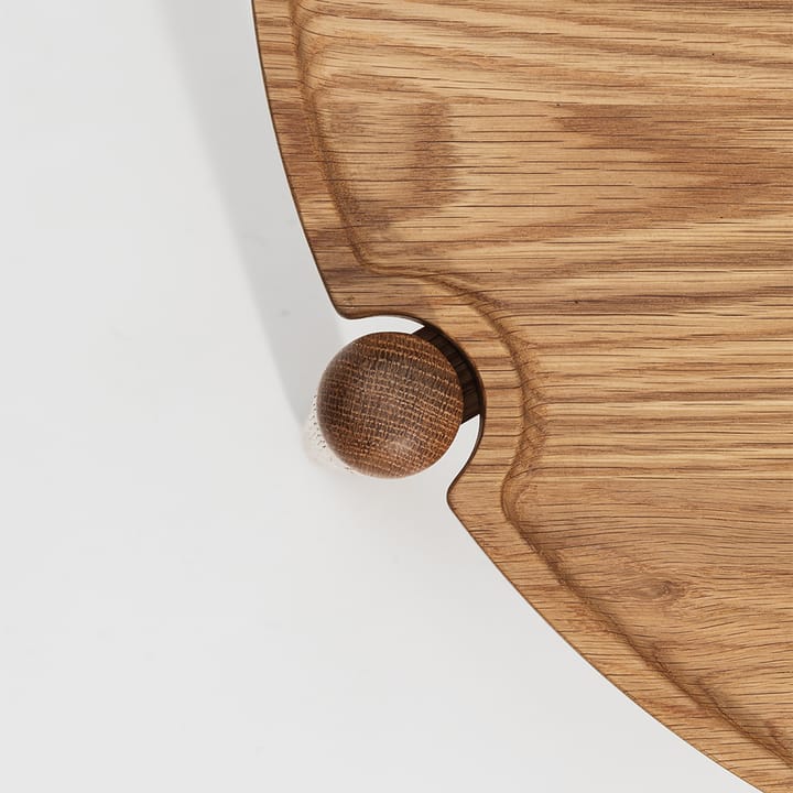 Aria sofabord Ø90 cm, Eg 30 cm. Design House Stockholm