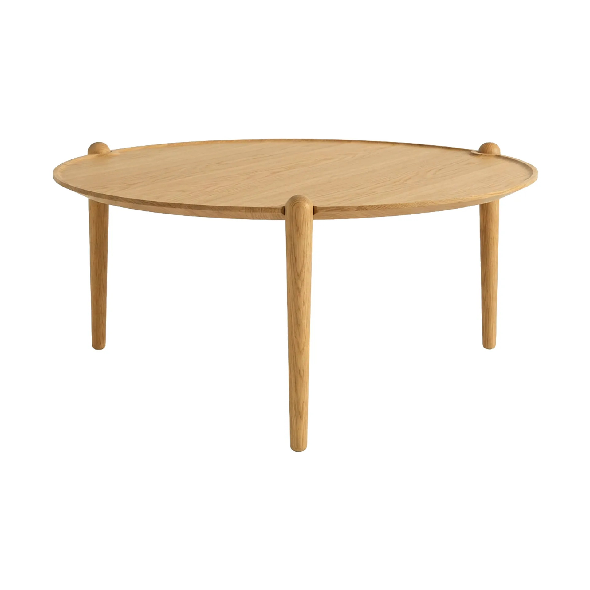 Aria sofabord, Eg, Ø90x42,5 cm Design House Stockholm