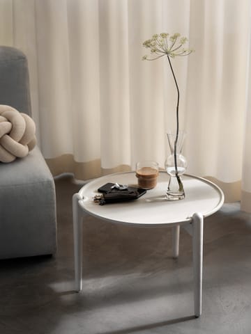 Aria sofabord lavt 37 cm - Hvid - Design House Stockholm
