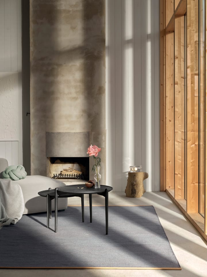 Aria sofabord lavt 37 cm - Sort eg - Design House Stockholm