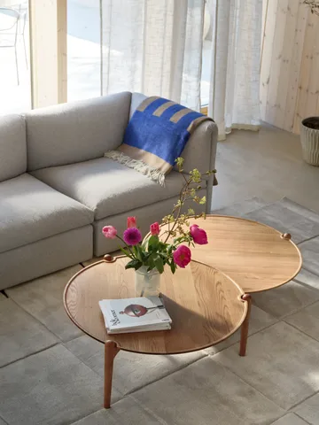 Aria sofabord - Light oak, Ø50x37 cm - Design House Stockholm