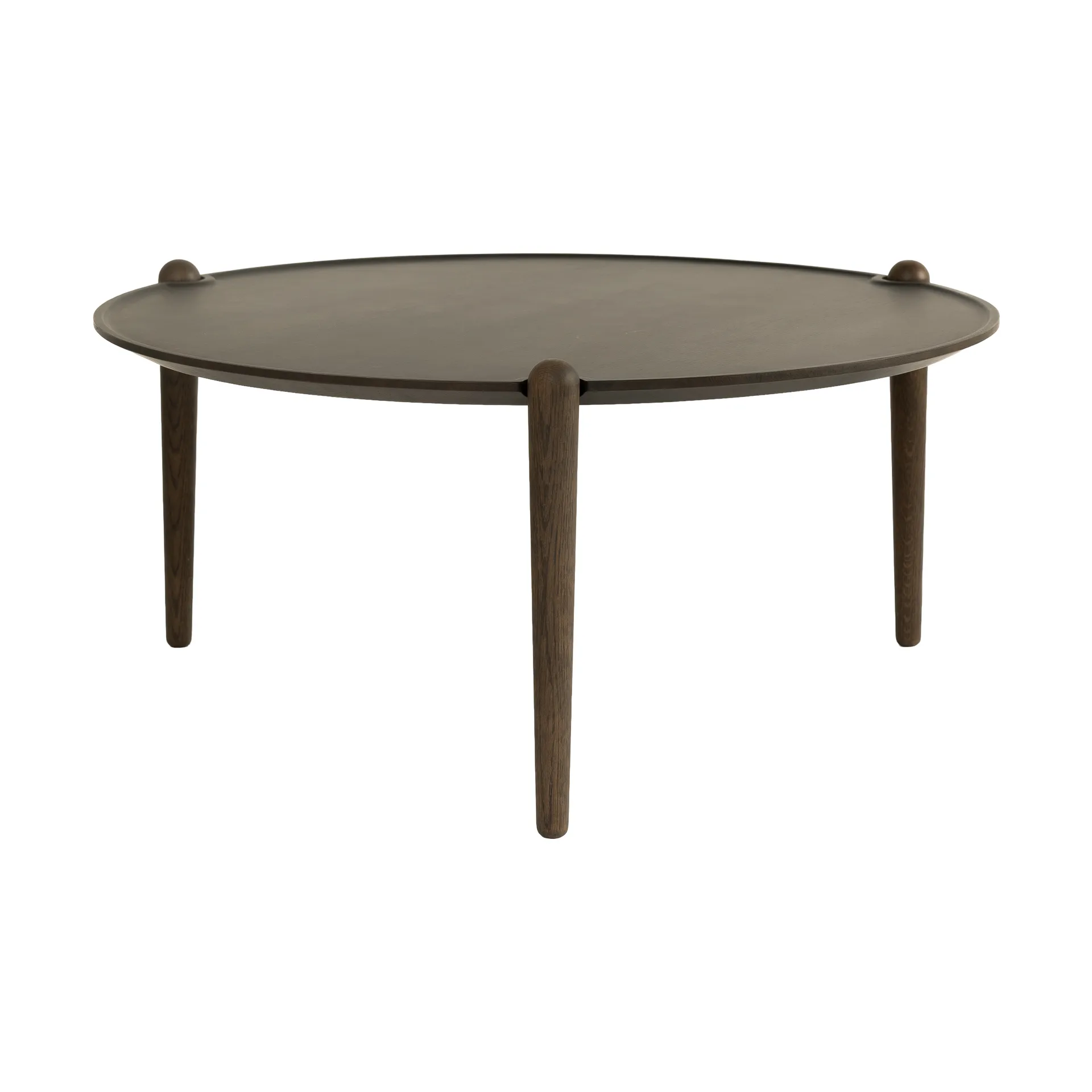 Aria sofabord, Mørk eg, Ø90 x 42,5 cm Design House Stockholm