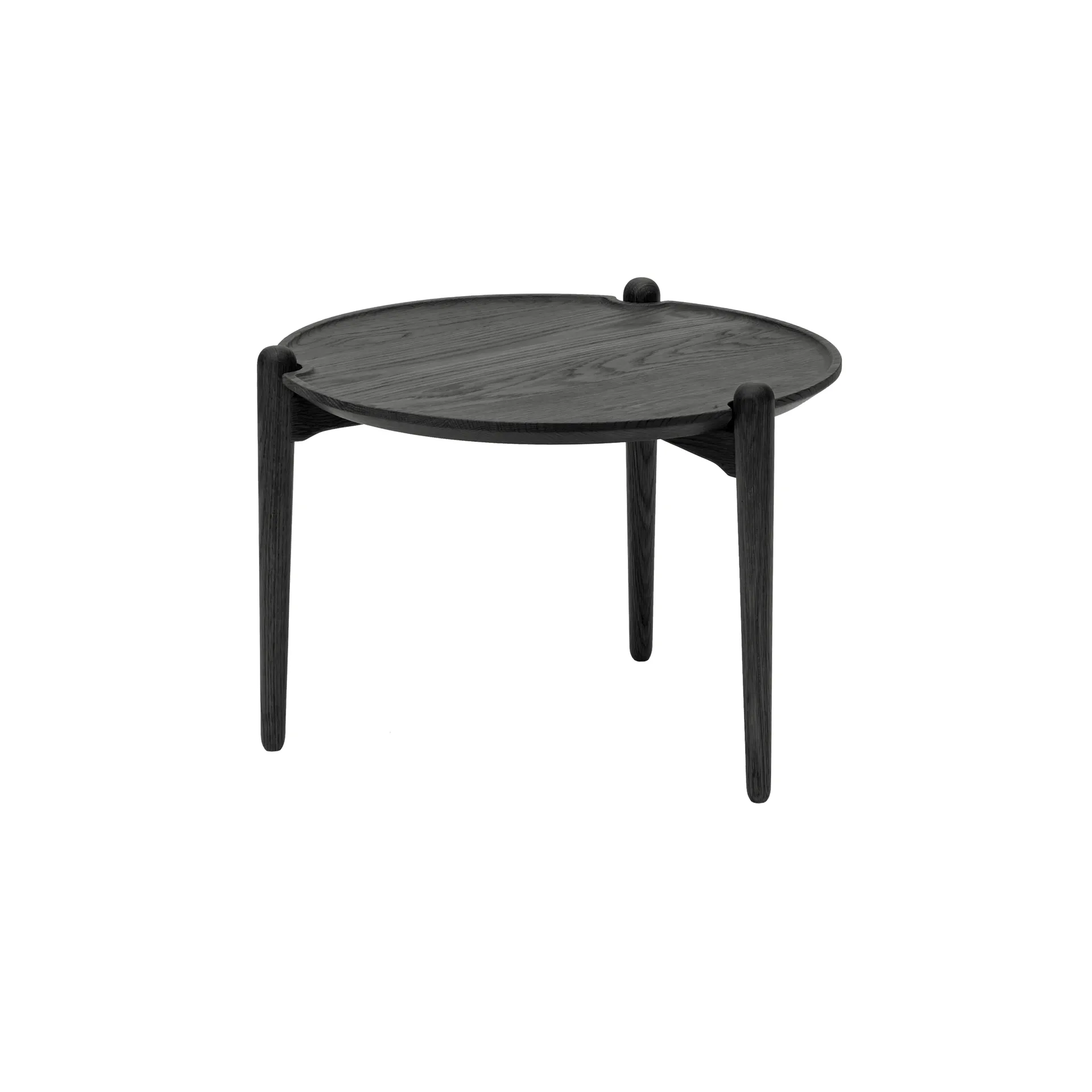 Aria sofabord, Sort eg, Ø50x37 cm Design House Stockholm