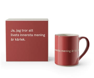 Astrid Lindgren kop, ja, jag tror att livets… - Svensk tekst - Design House Stockholm