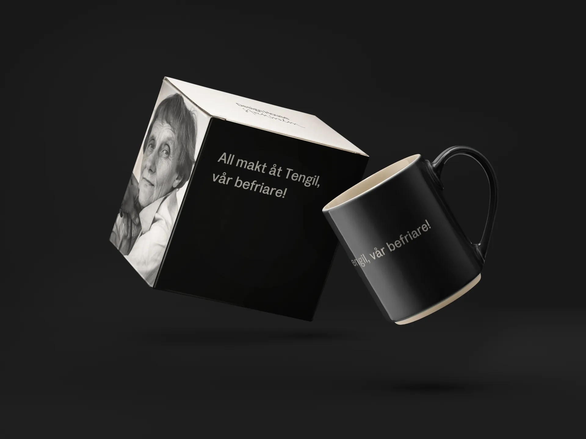 Astrid Lindgren krus 'All makt åt Tengil', Svensk tekst Design House Stockholm