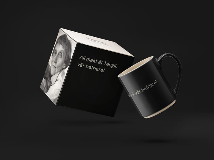Astrid Lindgren krus 'All makt åt Tengil', Svensk tekst Design House Stockholm