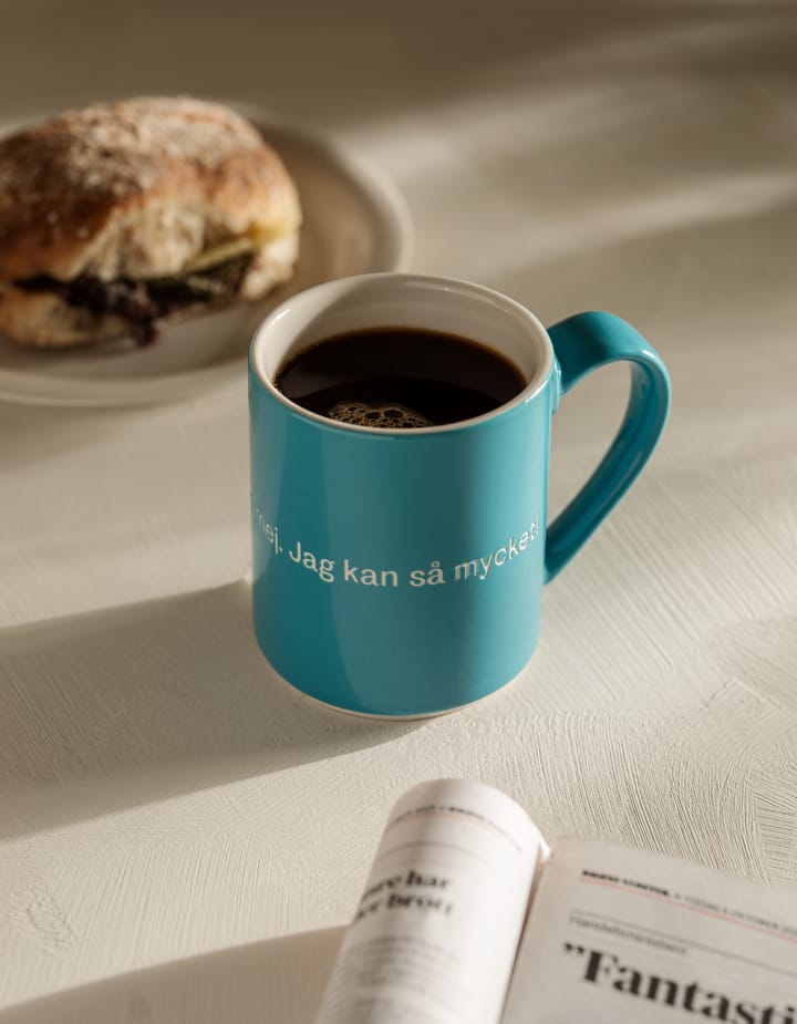 Astrid Lindgren krus 'Det är konstigt med mig...', Svensk tekst Design House Stockholm
