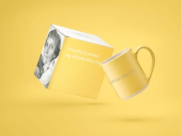 Astrid Lindgren krus "Fina lilla krumelur" - Svensk tekst - Design House Stockholm