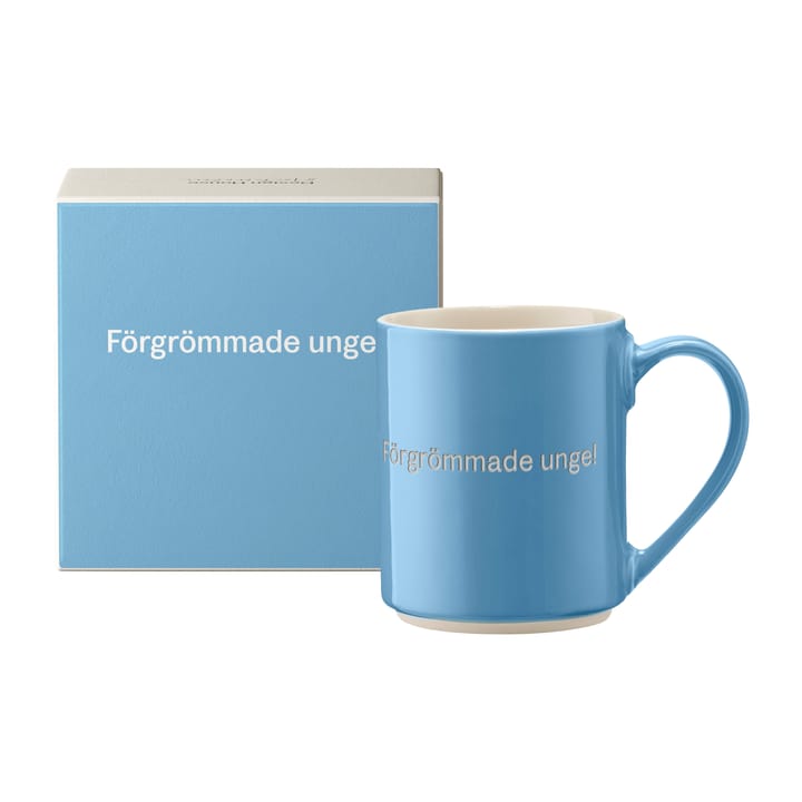 Astrid Lindgren krus, förgrömmade unge!, Svensk tekst Design House Stockholm