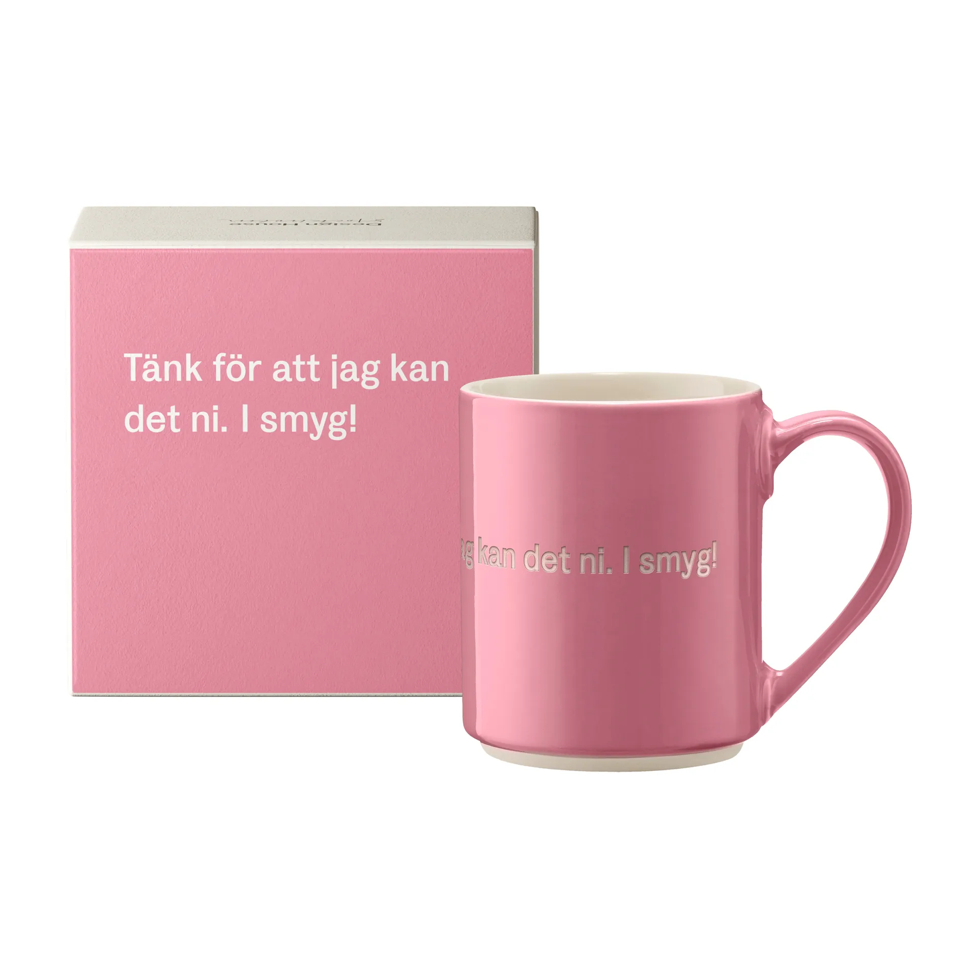 Astrid Lindgren krus, 'tänk för att jag kan…', Svensk tekst Design House Stockholm