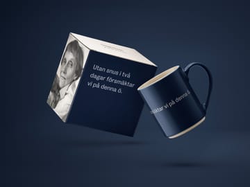 Astrid Lindgren krus , Utan snus - Svensk tekst - Design House Stockholm