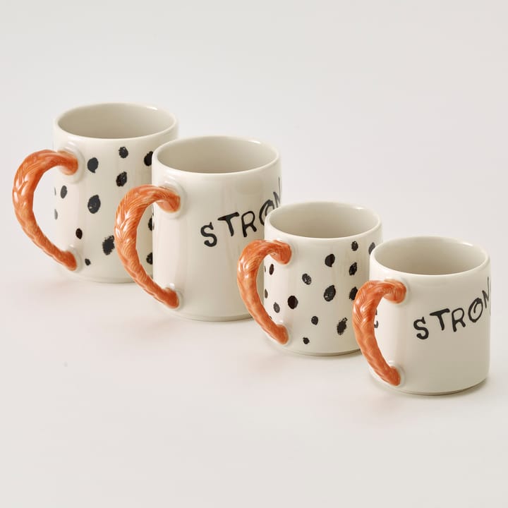 Astrid Lindgren Pippi jubilæumskrus 20 cl, Strong Kind Brave Design House Stockholm