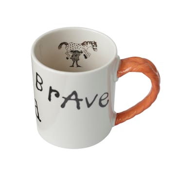 Astrid Lindgren Pippi jubilæumskrus 35 cl - Strong Kind Brave - Design House Stockholm