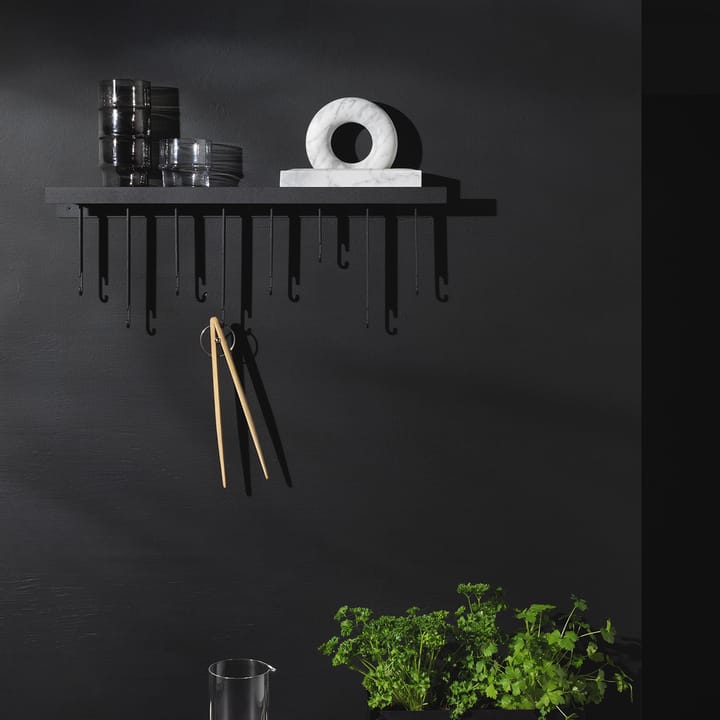 Ateljé knagerække/hattehylde, Sort Design House Stockholm