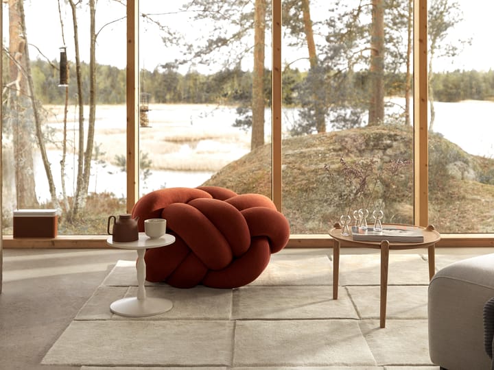 Basket tæppe beige, 180x180 cm Design House Stockholm