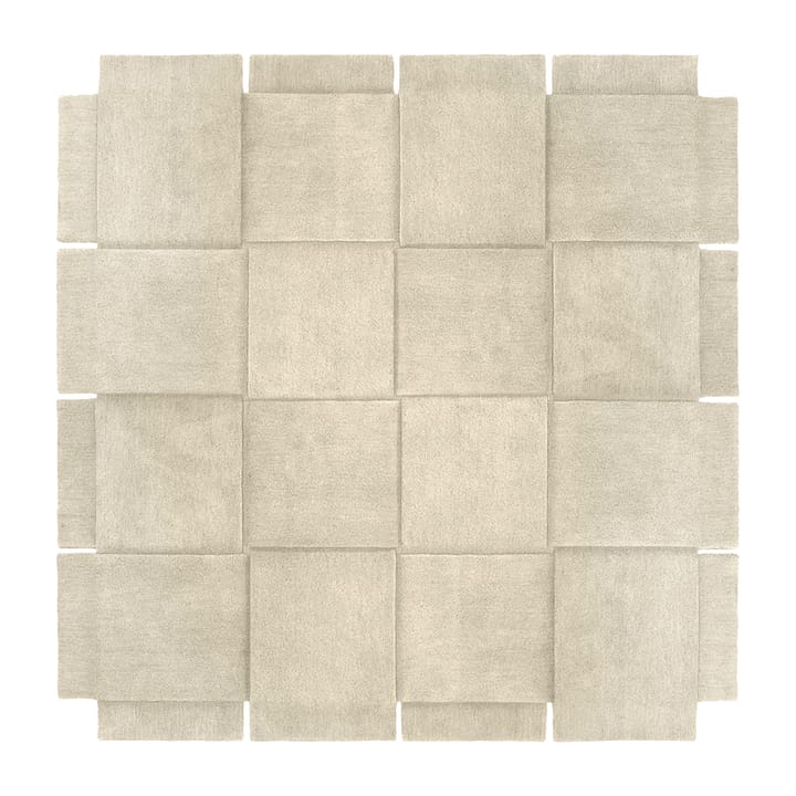Basket tæppe beige - 245x245 cm - Design House Stockholm