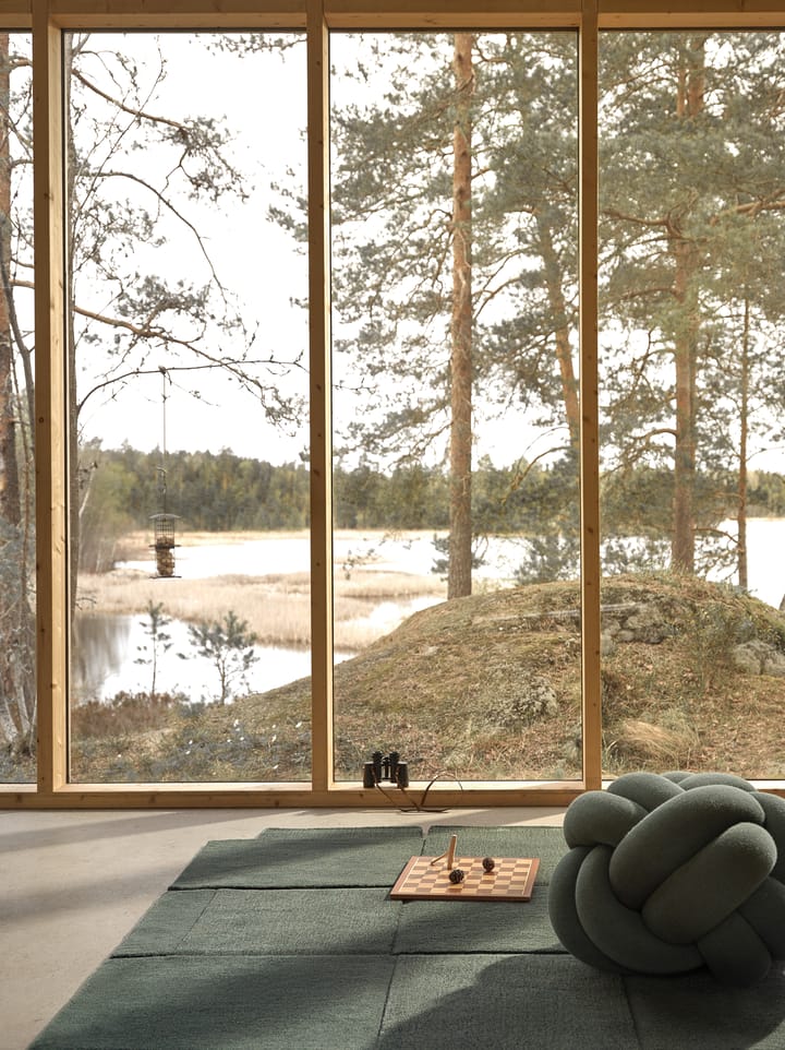 Basket tæppe, grøn, 245x245 cm Design House Stockholm