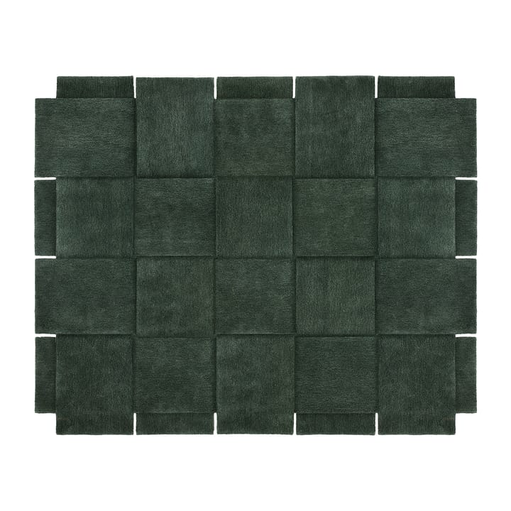 Basket tæppe, grøn - 245x300 cm - Design House Stockholm
