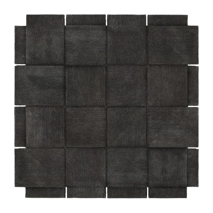 Basket tæppe, mørkegrå - 245x245 cm - Design House Stockholm