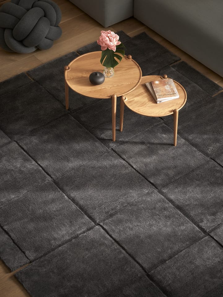 Basket tæppe, mørkegrå - 245x300 cm - Design House Stockholm