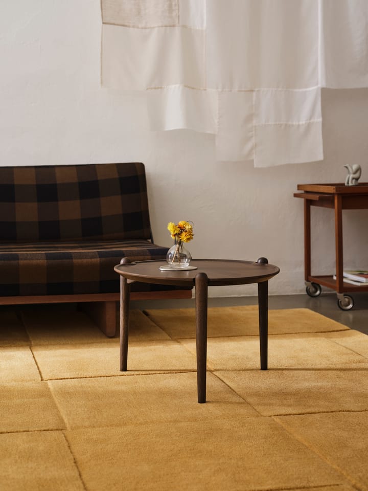 Basket tæppe yellow ochre, 180x180 cm Design House Stockholm