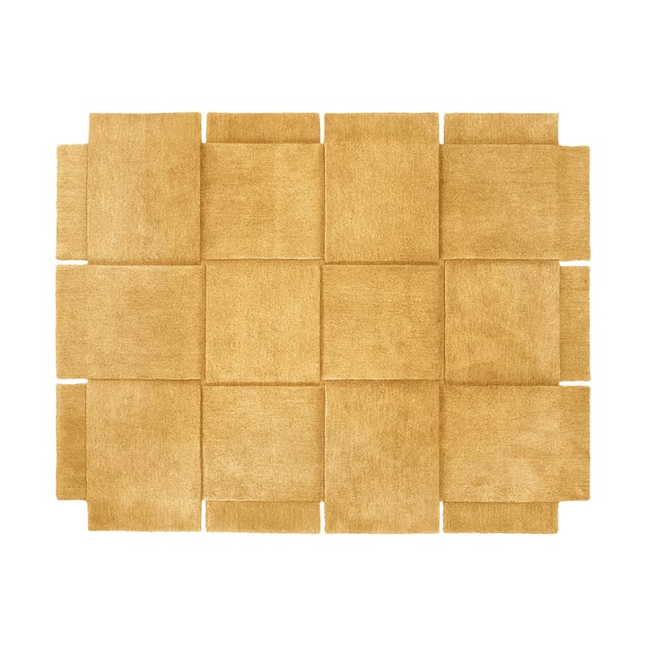 Basket tæppe yellow ochre - 185x240 cm - Design House Stockholm
