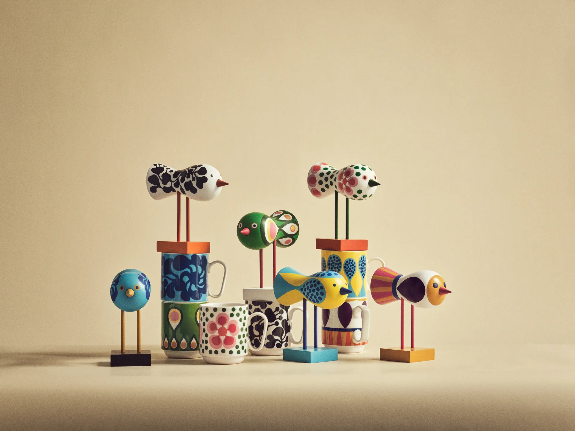 Birds 1967 krus 35 cl, No. 3 Design House Stockholm