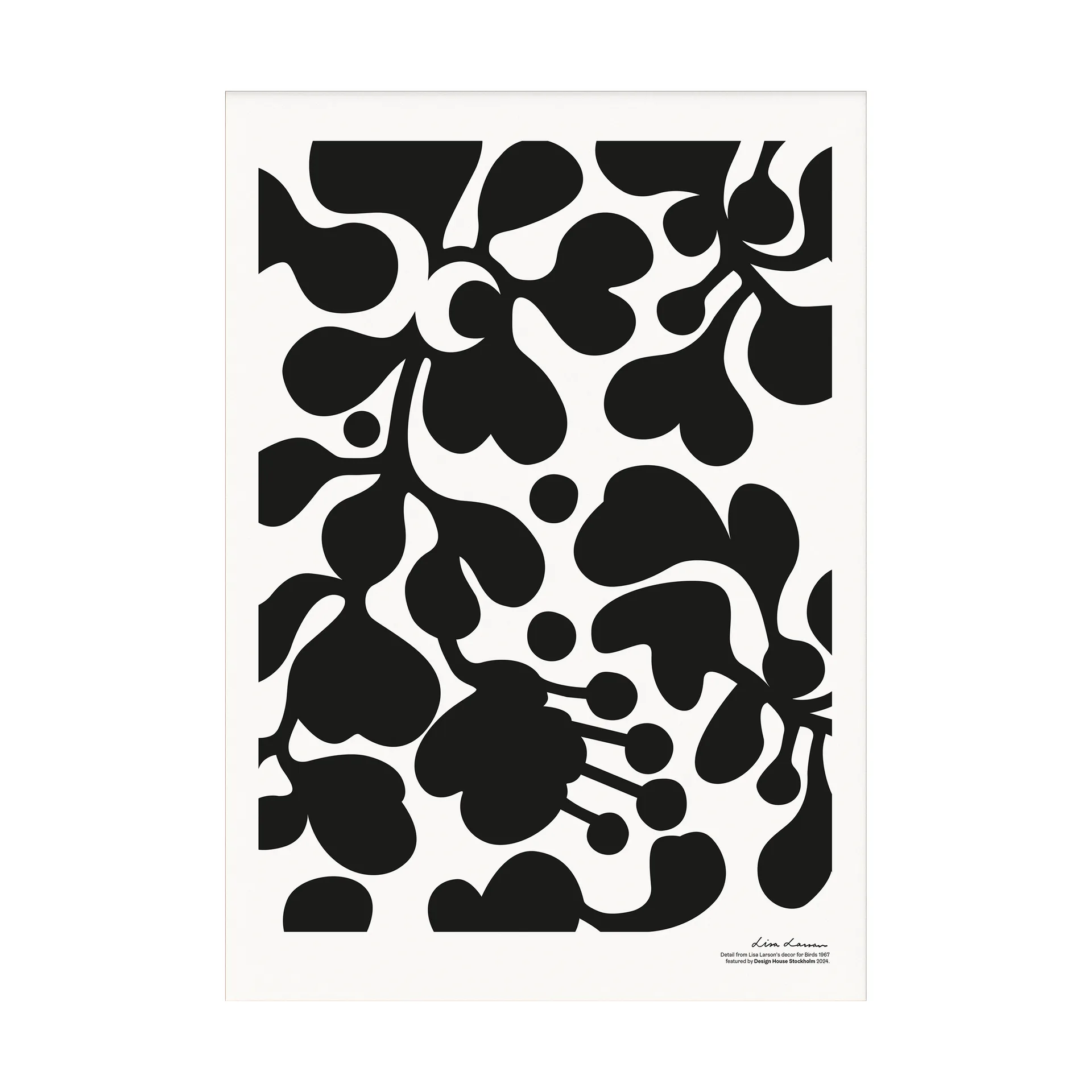 Birds 1967 plakat 50x70 cm, No. 3 Design House Stockholm