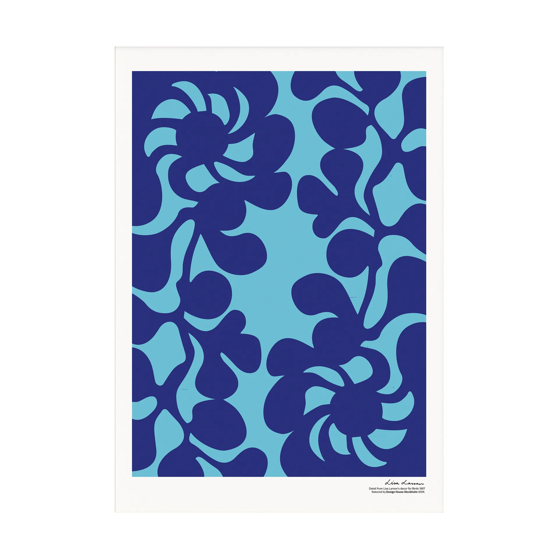 Birds 1967 plakat 50x70 cm, No. 4 Design House Stockholm