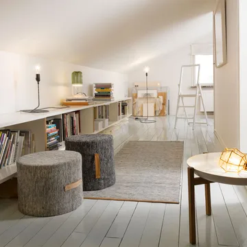 Björk tæppe Grøn/Offwhite - 80x250 cm - Design House Stockholm