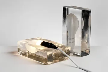 Block Lamp Mini bordlampe - Klar, 12x8x7,5 cm - Design House Stockholm