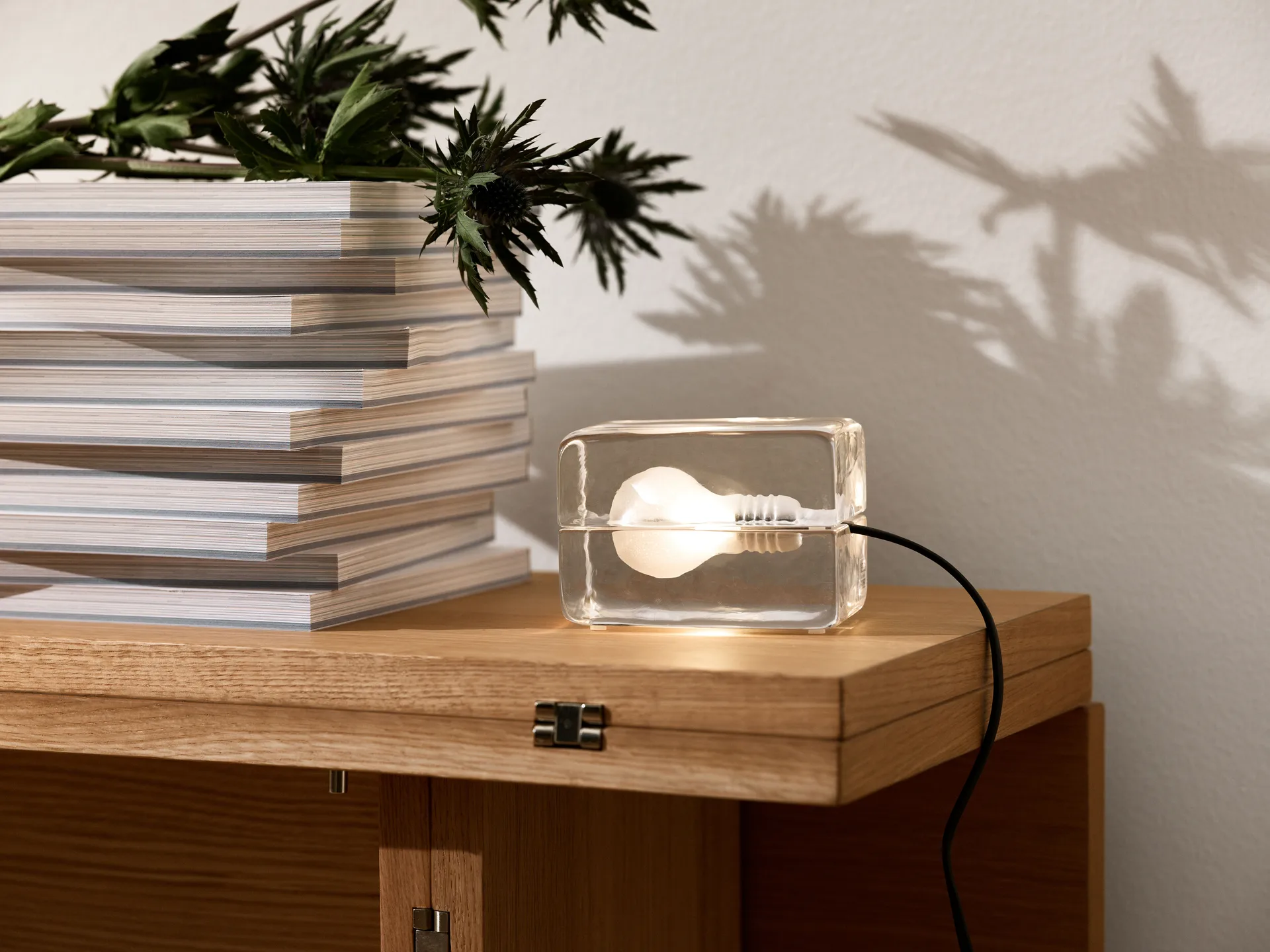 Block Lamp mini bordlampe, klar Design House Stockholm