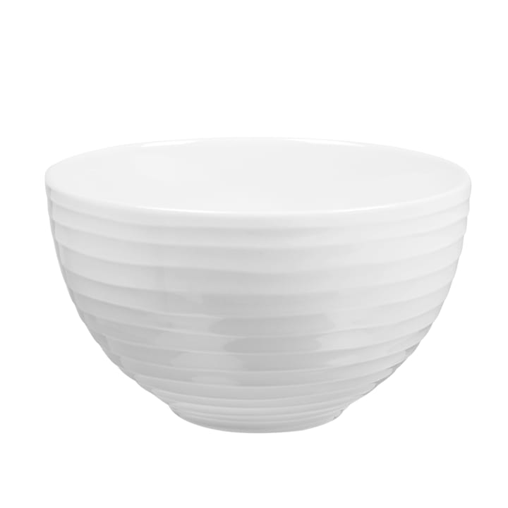 Blond skål 60 cl - stripe hvid - Design House Stockholm