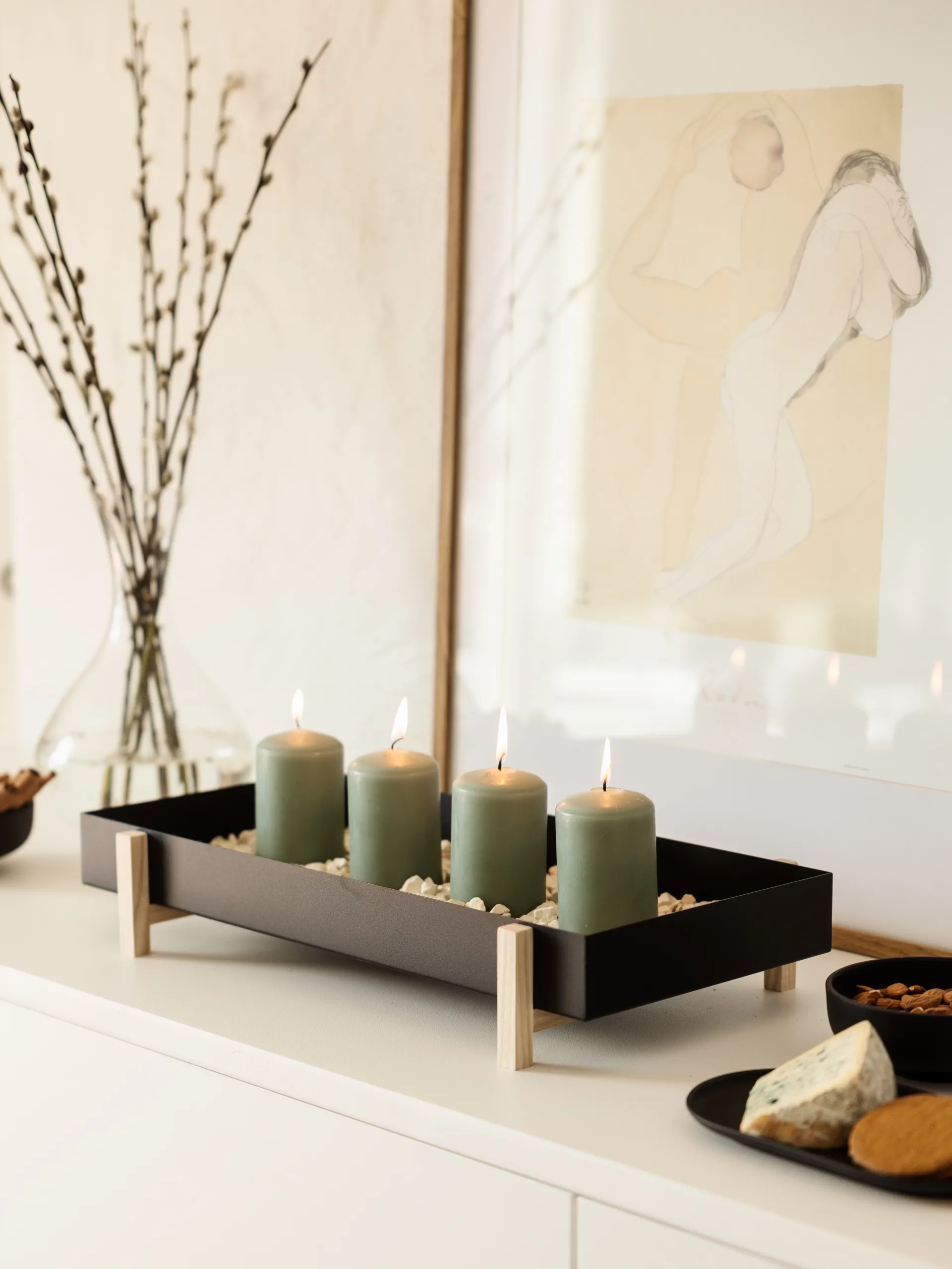 Botanic Flower Tray blomsterkasse, sort Design House Stockholm