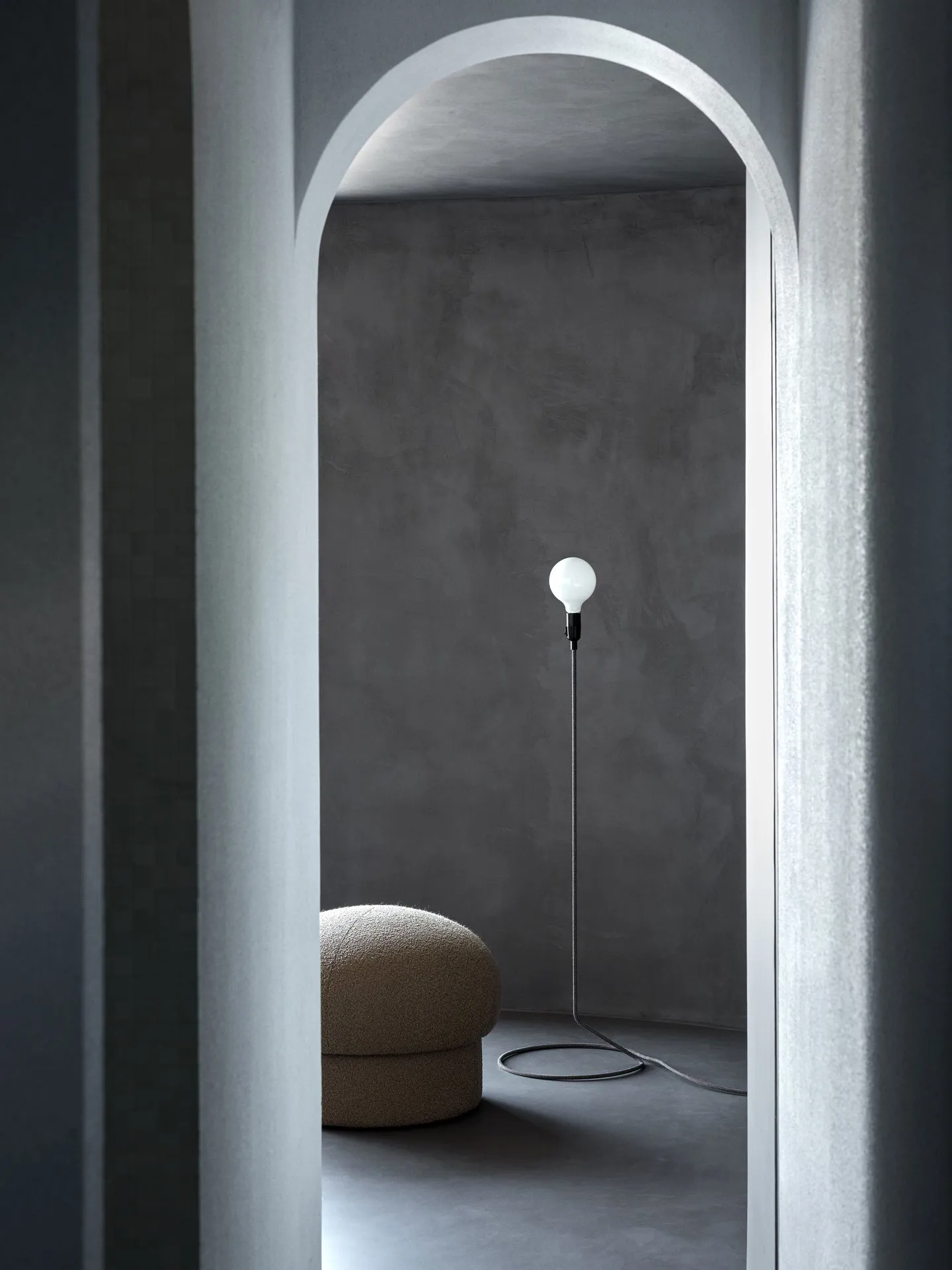 Cord lampe, Sort/Hvid Design House Stockholm